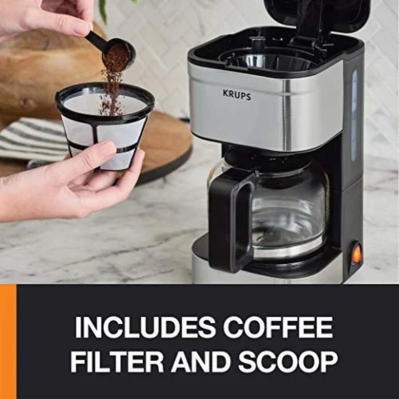 Simply Brew 5 Cup Coffee Maker, Stainless Steel Coffee Maker, KM202850