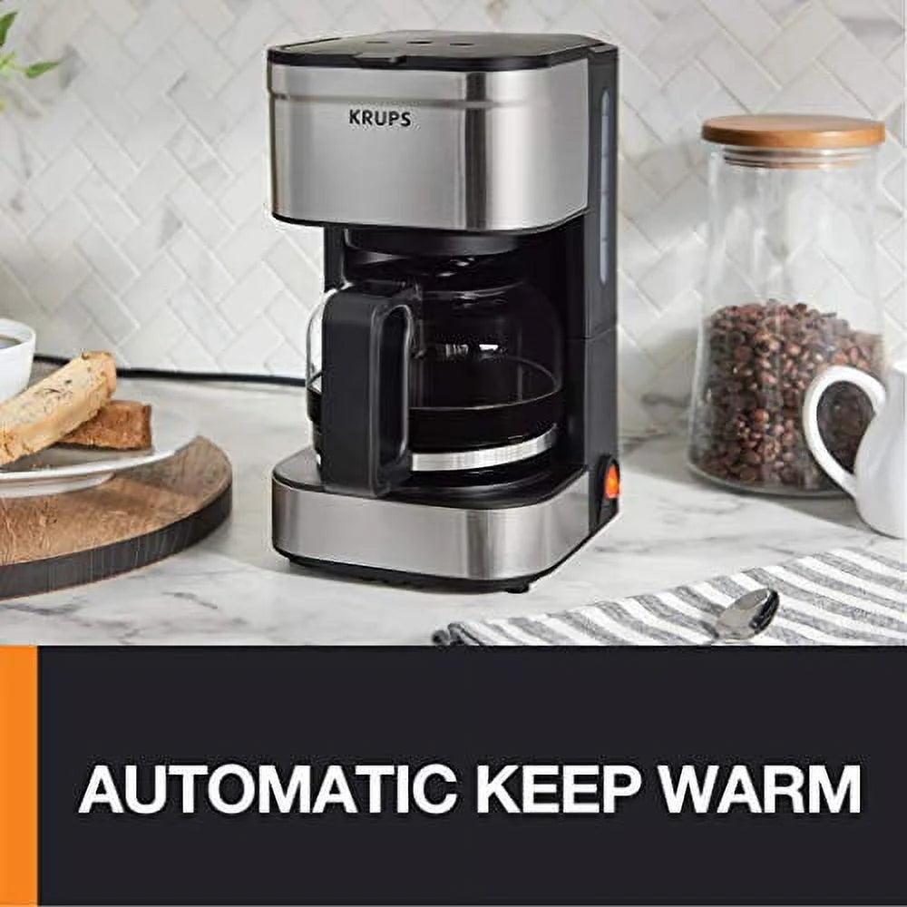 Simply Brew 5 Cup Coffee Maker, Stainless Steel Coffee Maker, KM202850