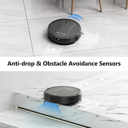 Robot Vacuum and Mop Combo with 3000Pa Suction,App/Remote/Voice Control,Ideal for Pet Hair C2