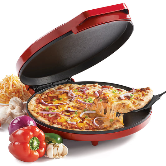 12-In. Pizza Maker, Red, BC-2958CR