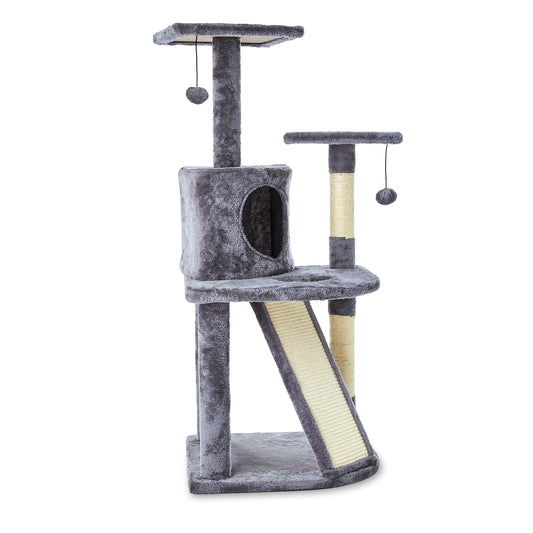 5- Level Multi-Functional Cat Tree & Condo, Gray, 45"