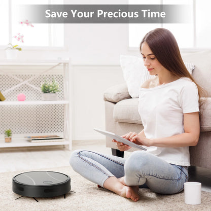 Robot Vacuum and Mop Combo with 3000Pa Suction,App/Remote/Voice Control,Ideal for Pet Hair C2