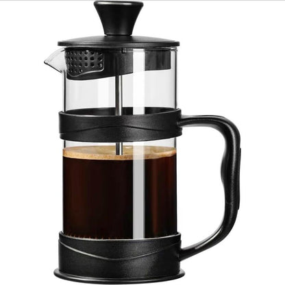 French Press Coffee/Tea Maker, Camping Mini Coffee/Tea Press of 304 Stainless St Filter Glass